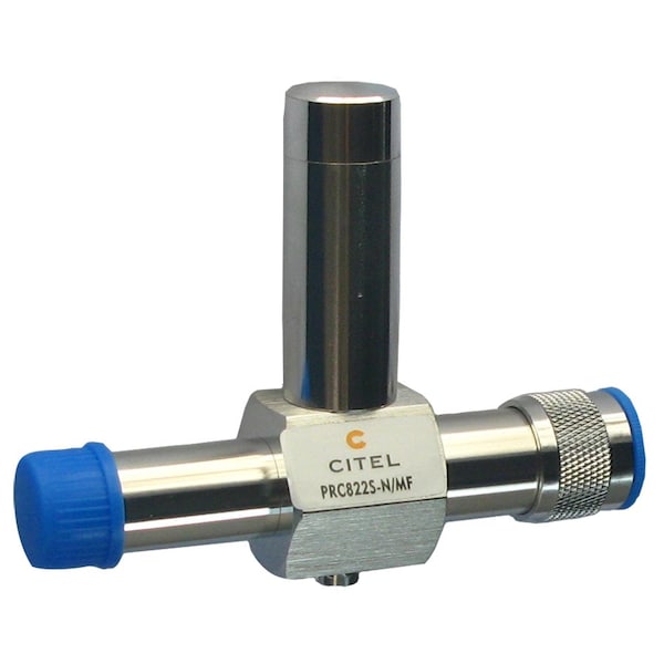 Citel Quarter Wave Stub, 800-2200 Mhz, 50 Ohm, 50Ka, 1500W, N-Type Male-Female Connector PRC822S-N/MF - main